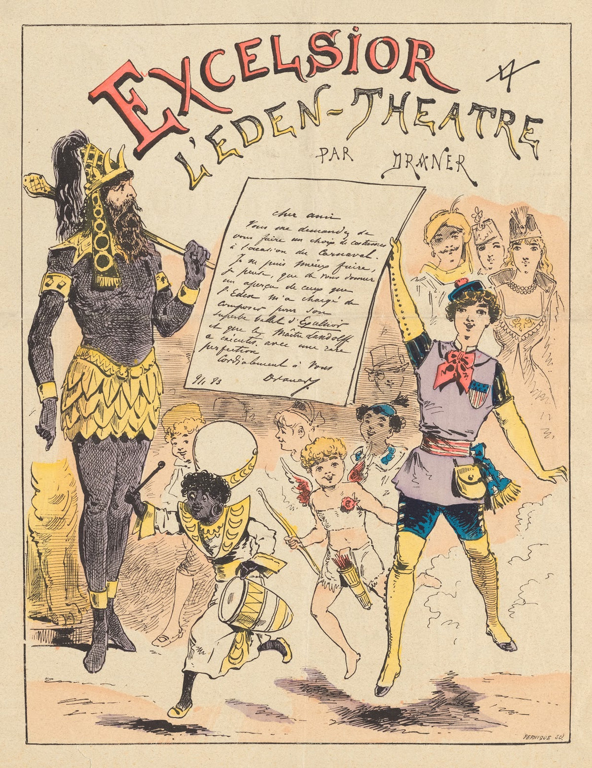 Excelsior at the Éden Théâtre Paris 1883