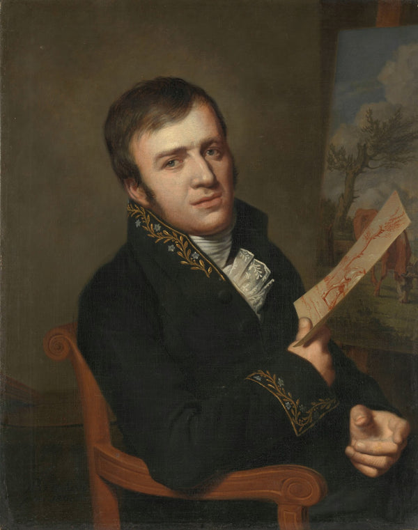 Jan Baptist Kobell II 1778 1814 Painter in the Uniform of a Member of the Royal