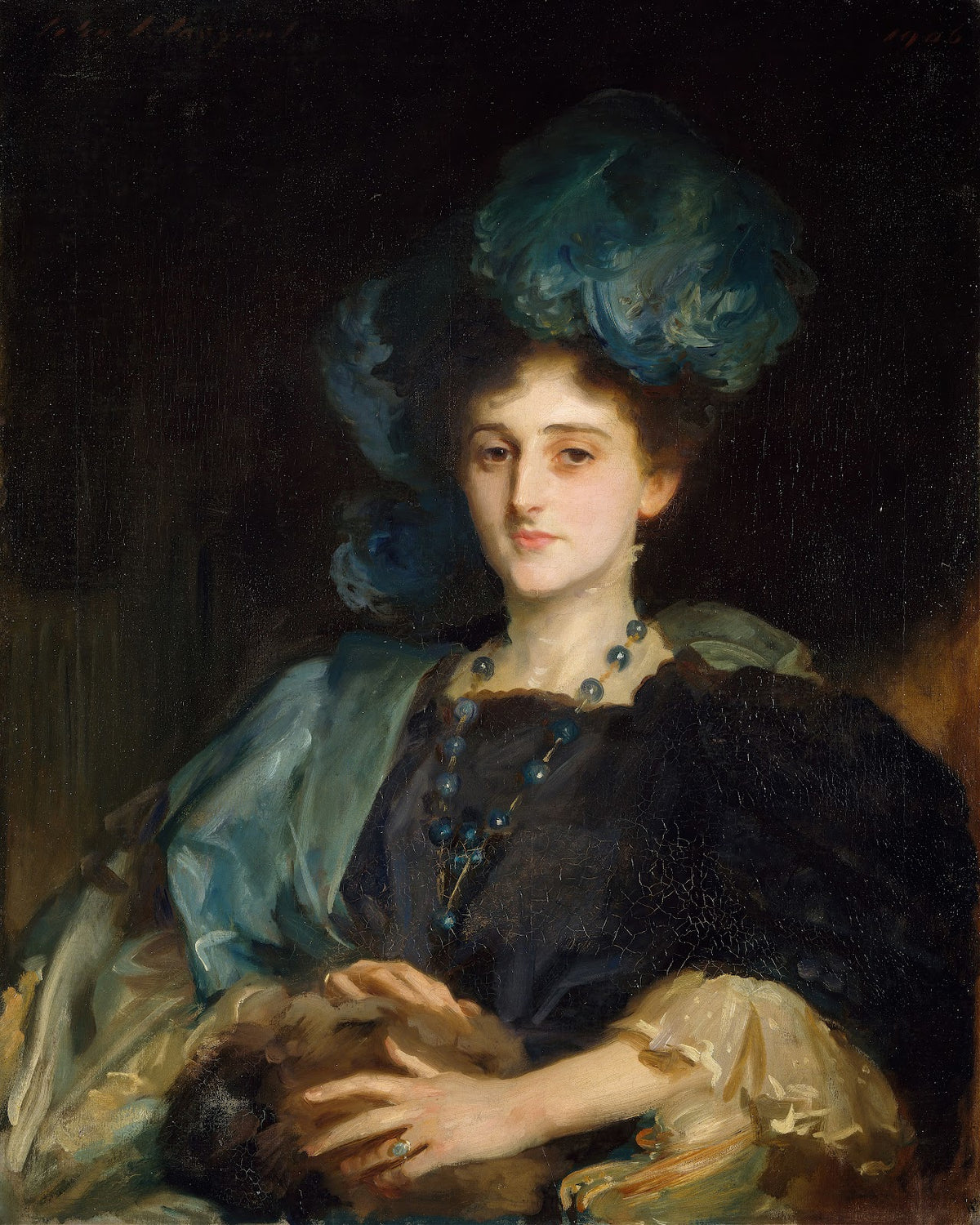 Portrait Of Miss Katherine Elizabeth Lewis 1906