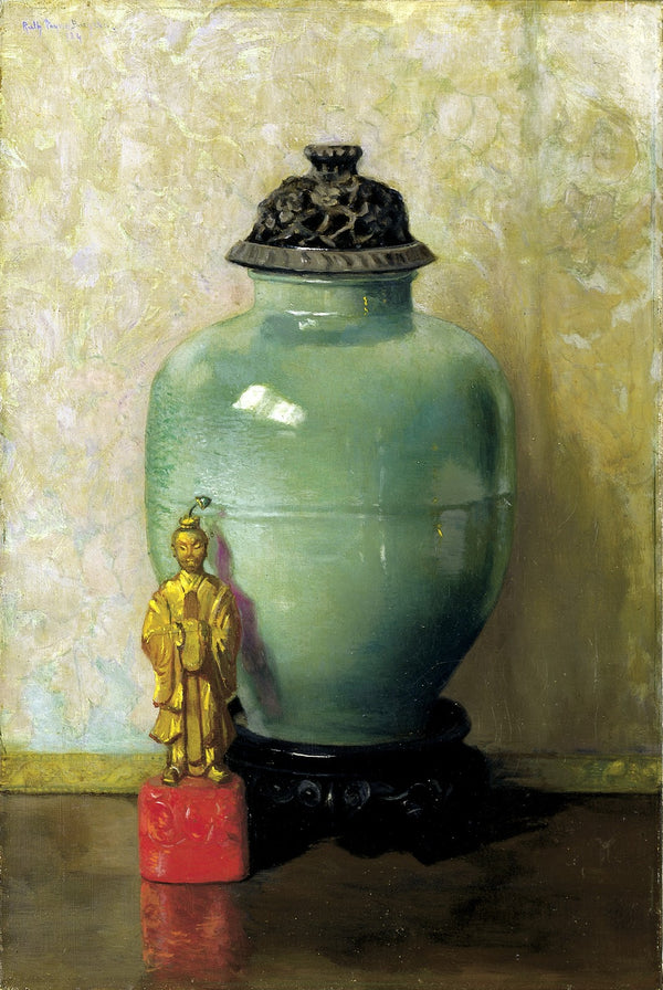Green Chinese Jar 1924