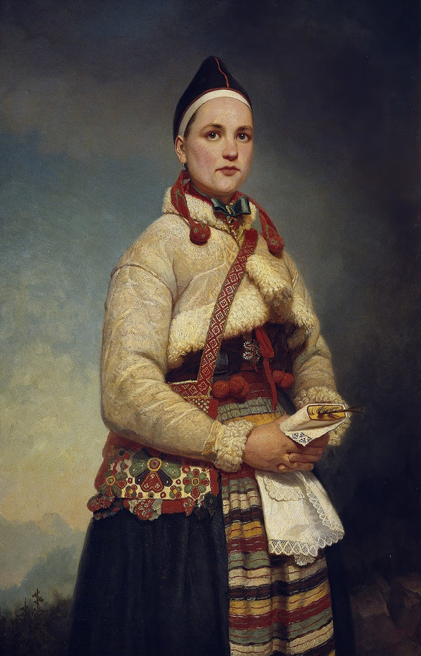 Girl from Dalarna 1861