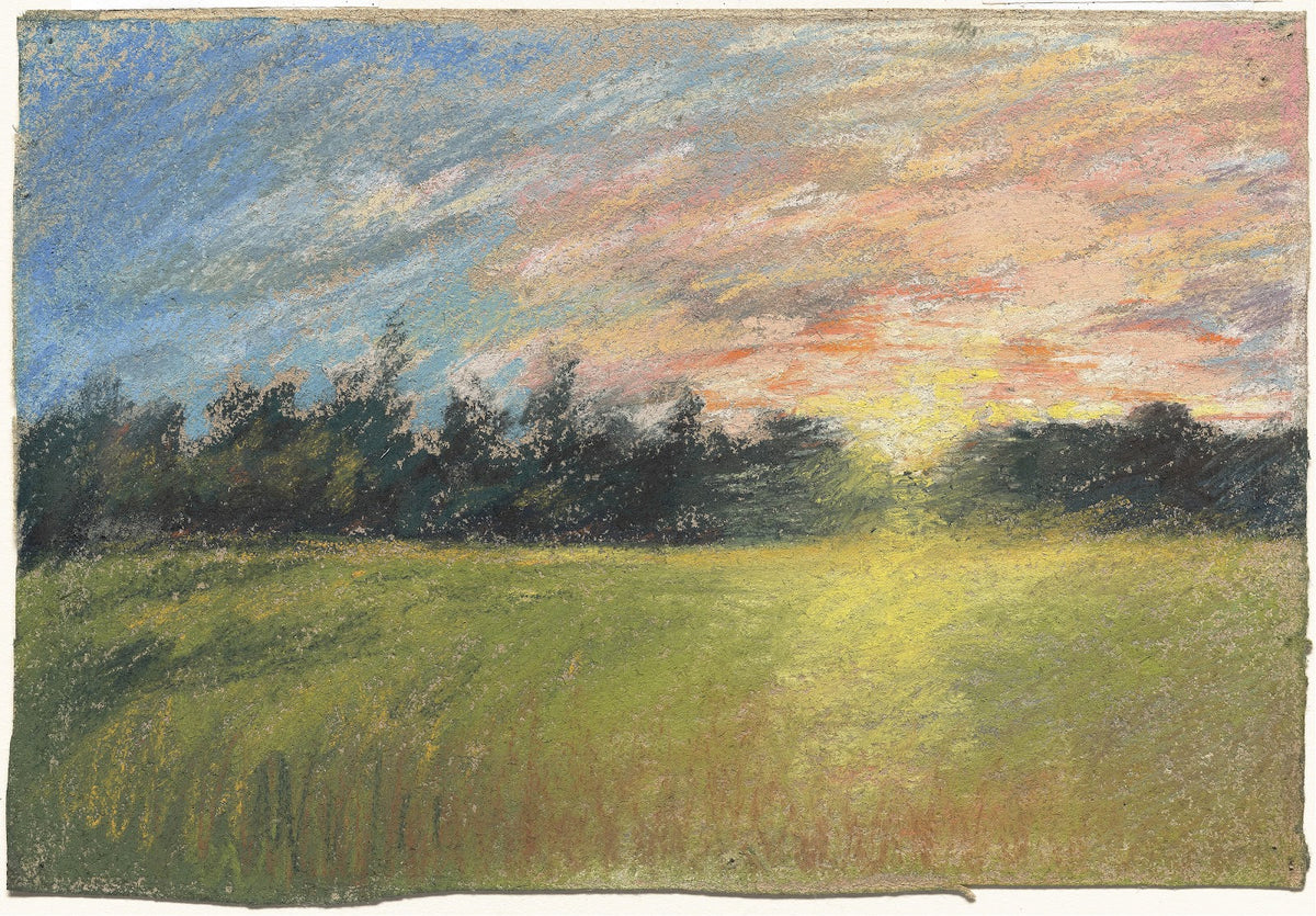 A Meadow at Sunset c 1845