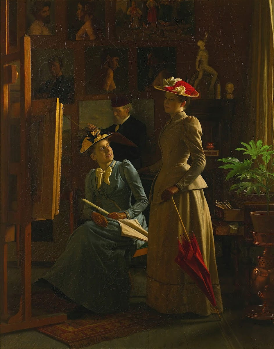 In The Artists Studio 1892