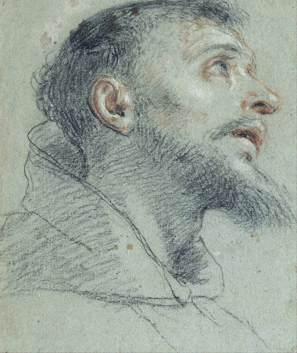 Study of the Head of Saint Francis 1720