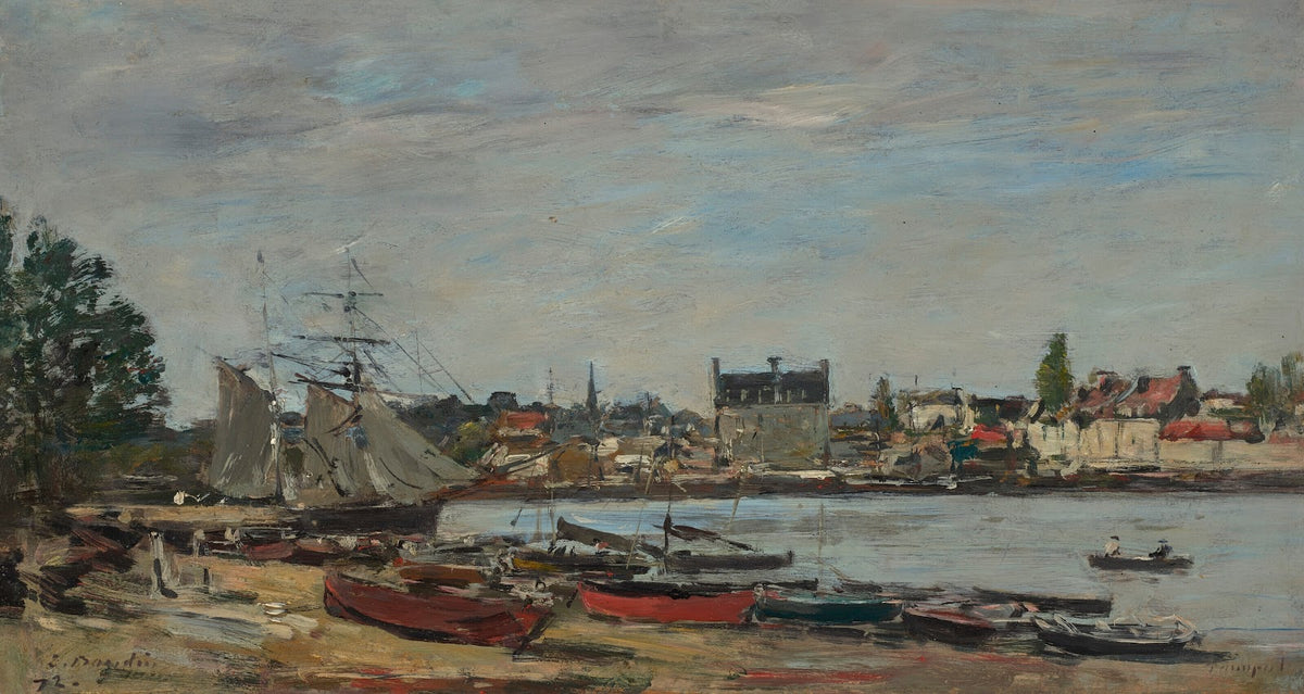 Paimpol port et ville 1872