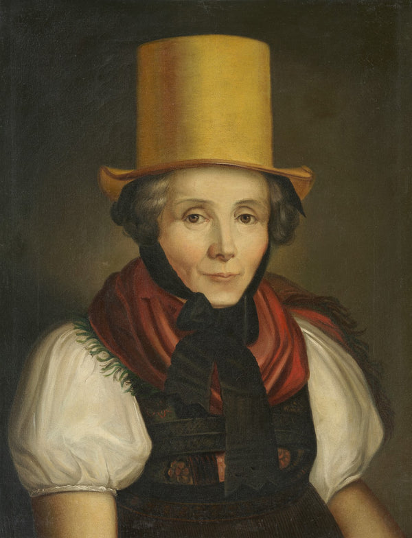 Portrait of Maria Kreuzer née Laule in Traditional Dress 1841