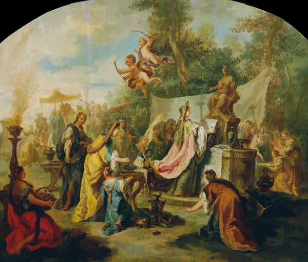 Antike Opferszene 1747