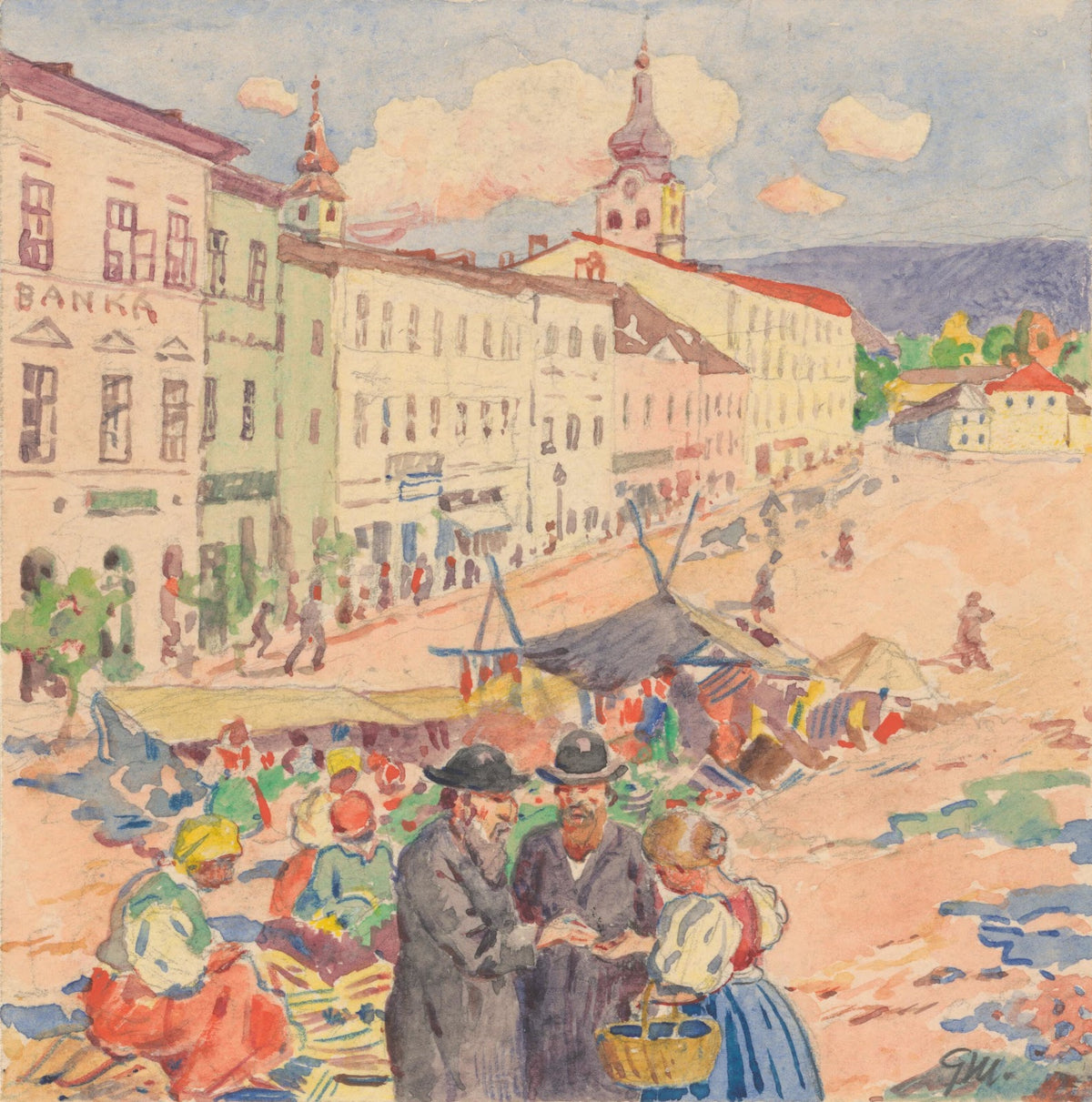 11  At the Market 1932
