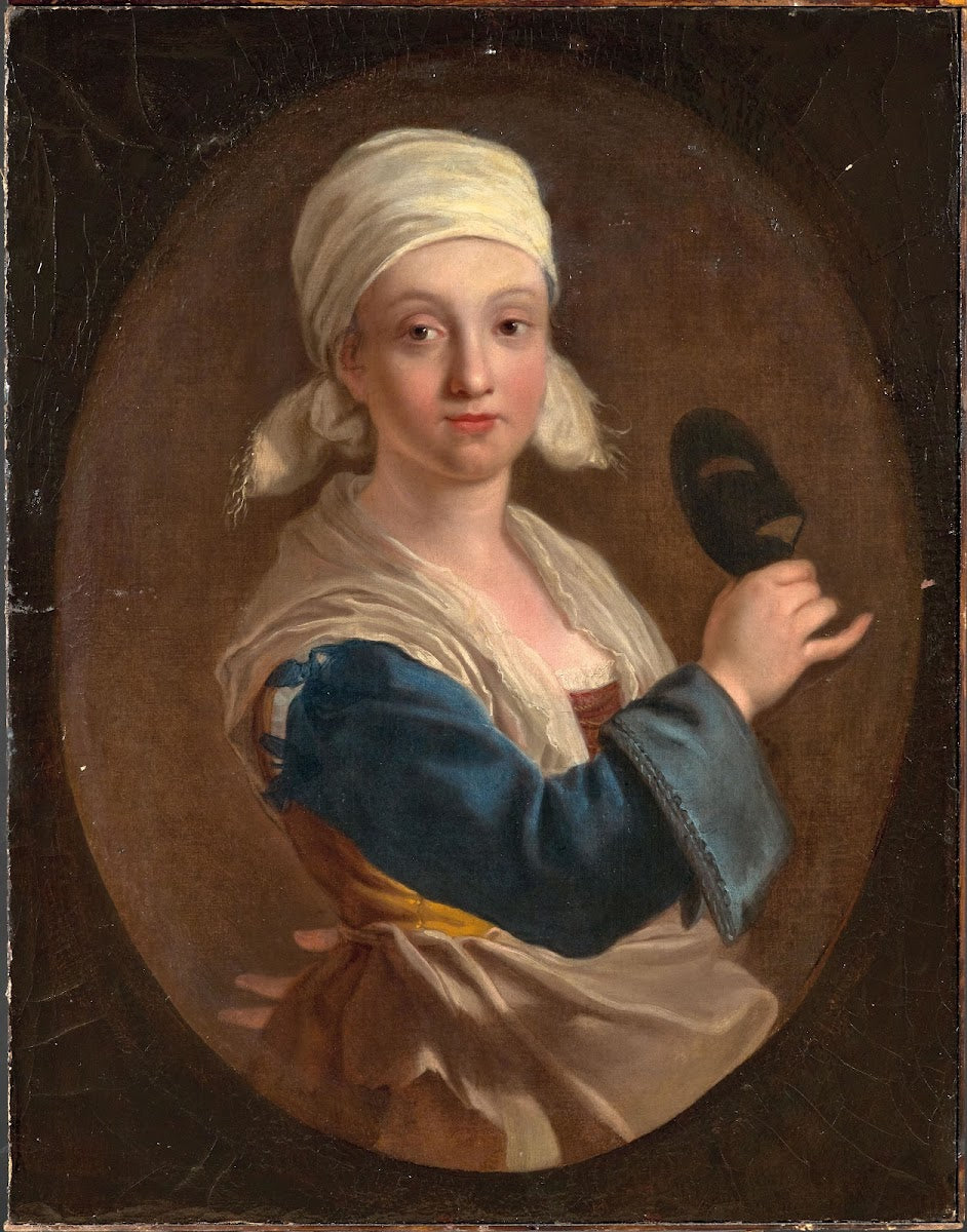Portrait Of A Girl With A Mask