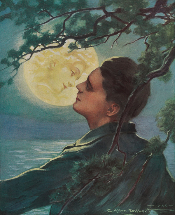 The girl in the moon 1908