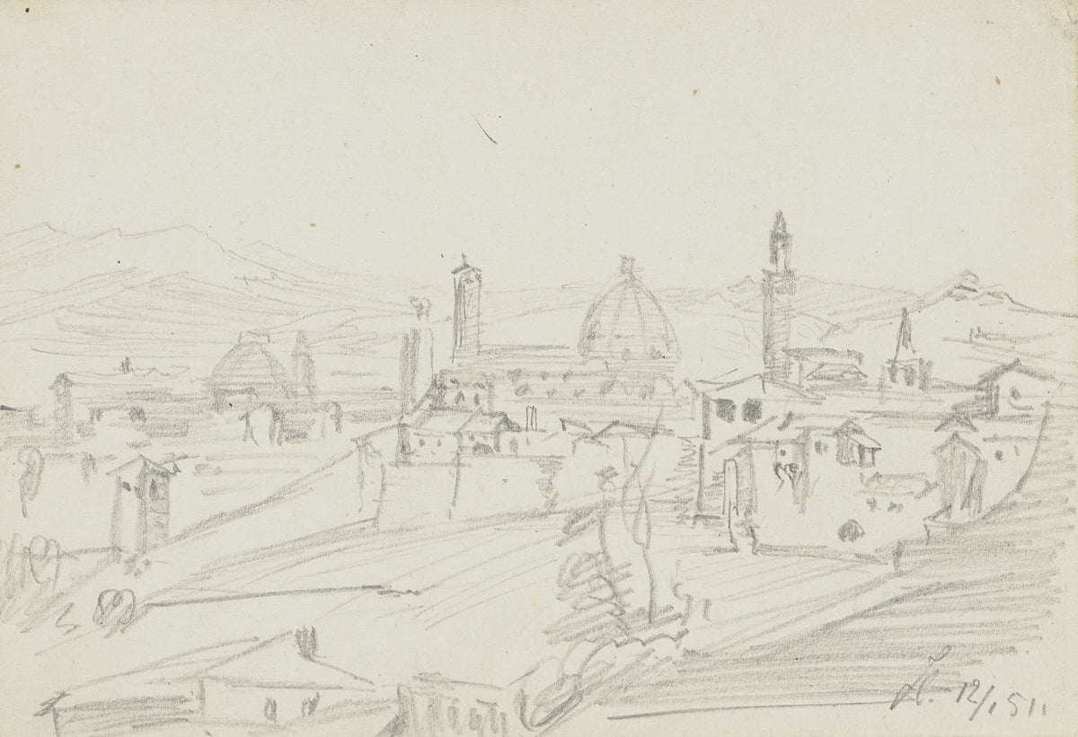 View on Florence 1851