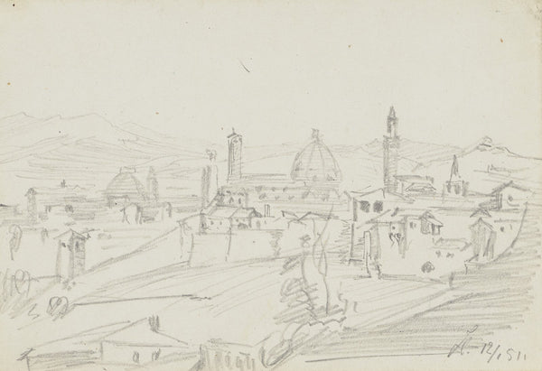 View on Florence 1851