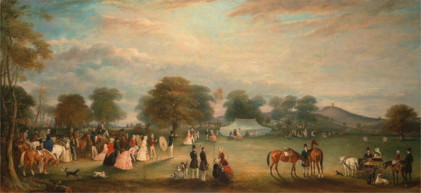 Archery Meeting in Bradgate Park Leicestershire 1850