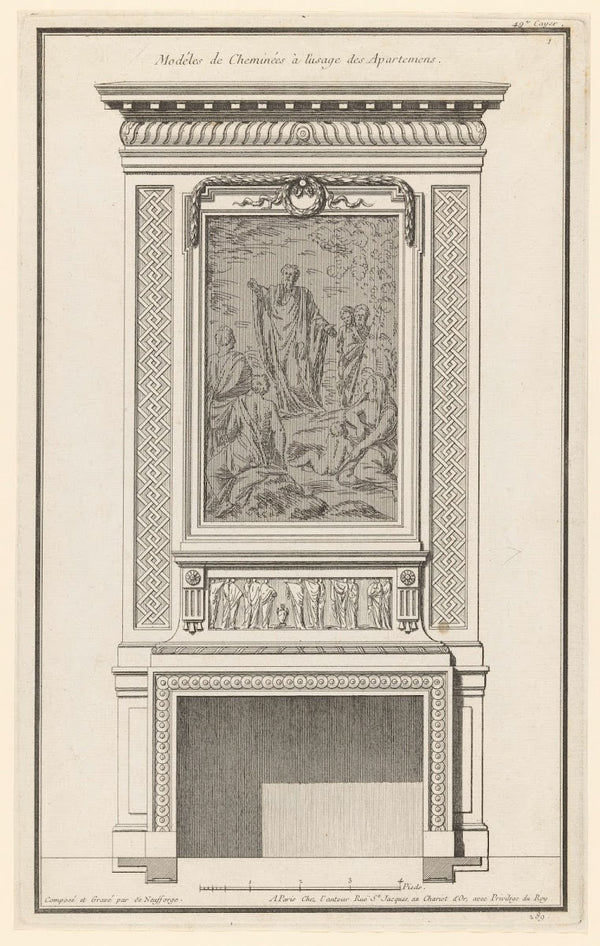 Modéles de Cheminées à lusage des Apartemens 1767