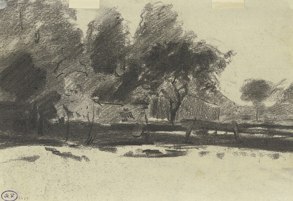 House underneath trees