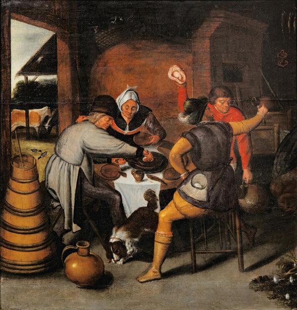 Peasants feeding spanish soldiers during the Siege of Antwerp