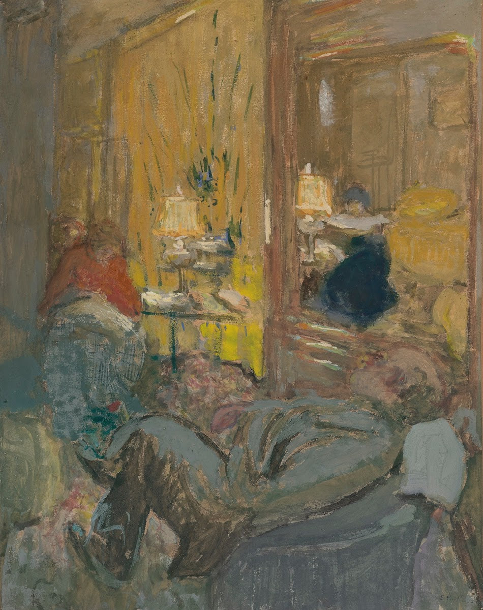 Intérieur aux trois personnages 1910