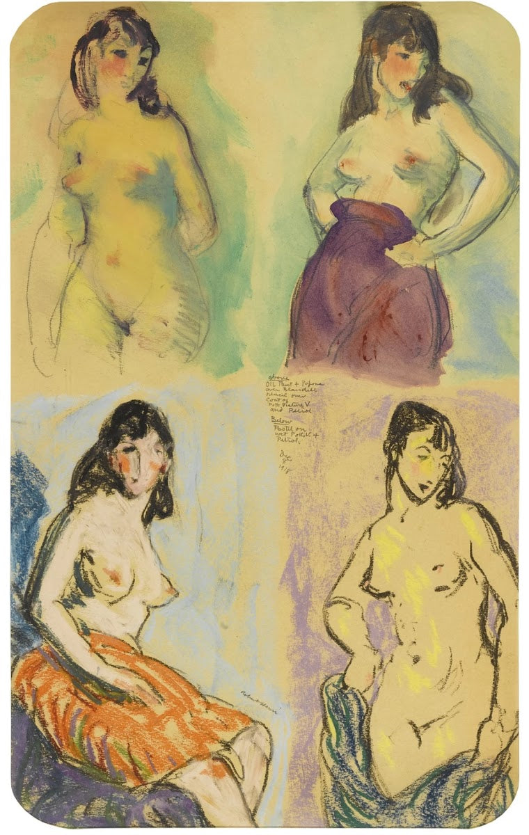 Four Studies of a Nude 1918