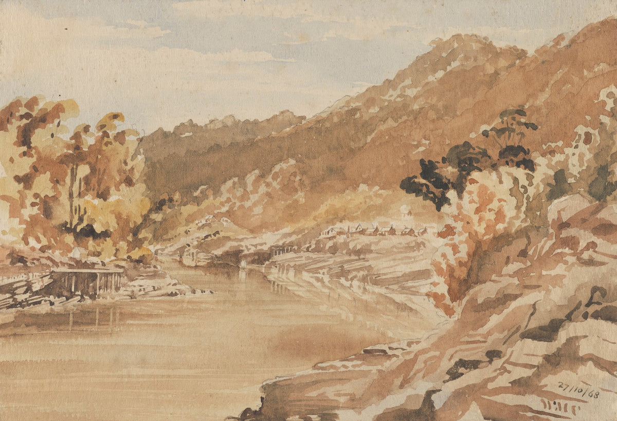 Coal mine and Brunnerton River Grey 1868