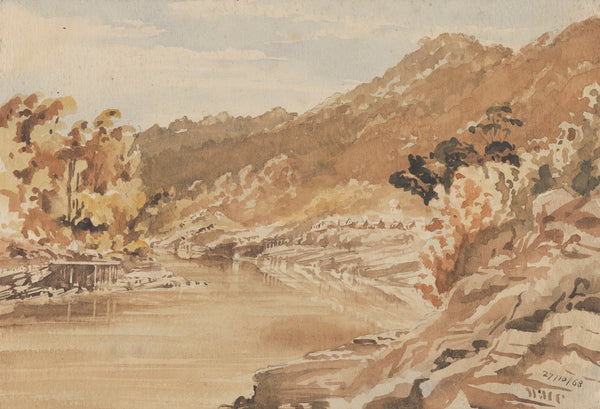 Coal mine and Brunnerton River Grey 1868