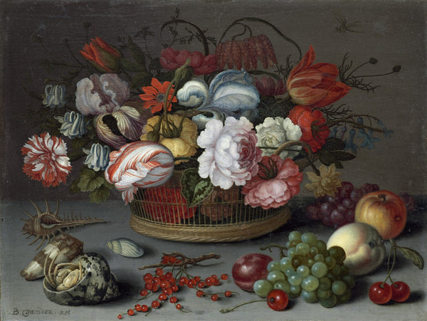 Basket of Flowers c 1622