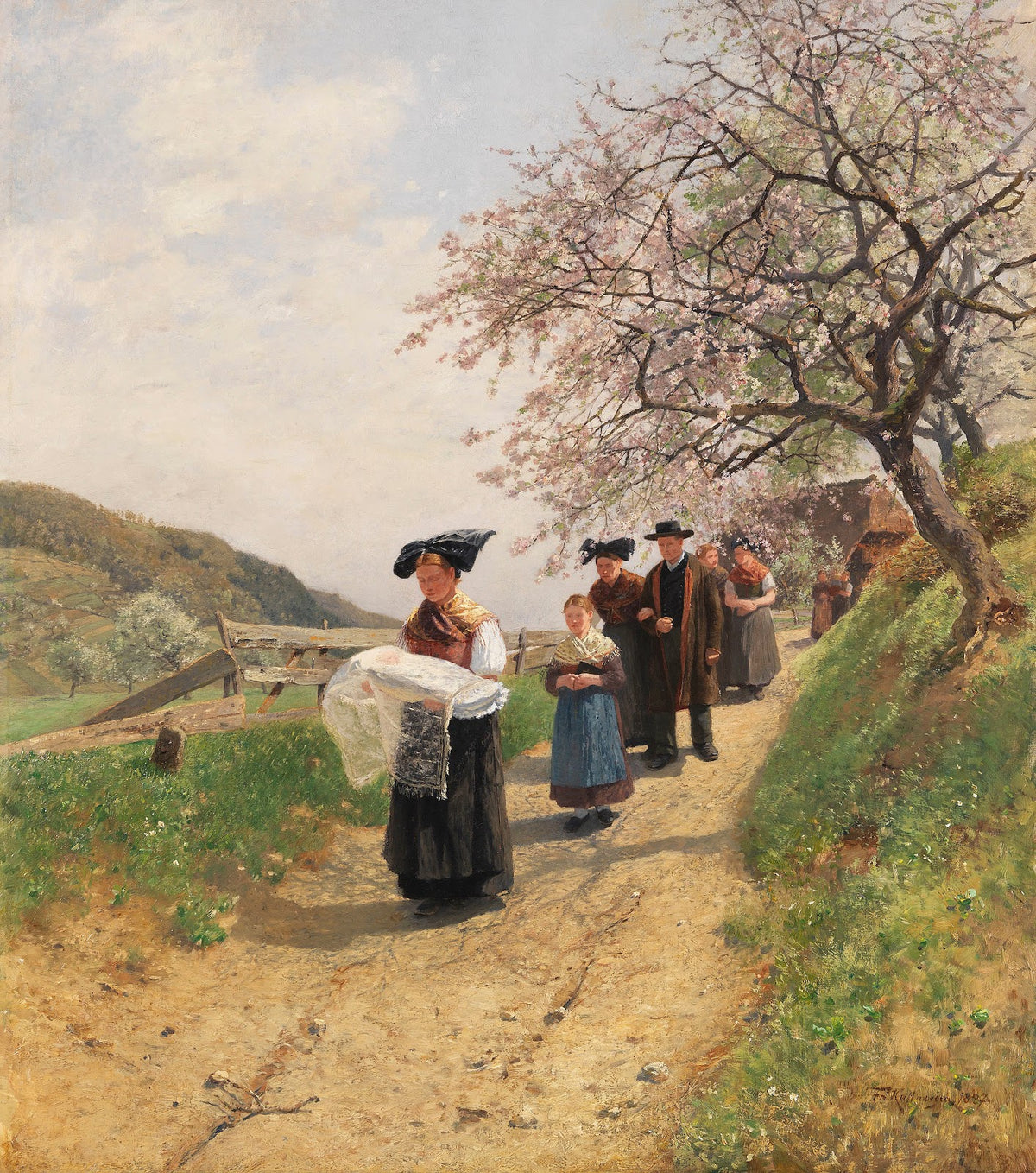 Der Taufgang 1887