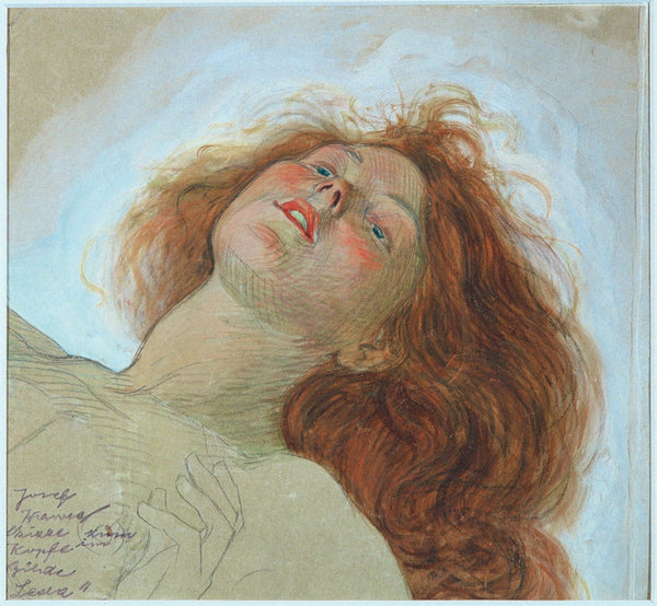 Skizze zum Kopf der Leda 1921