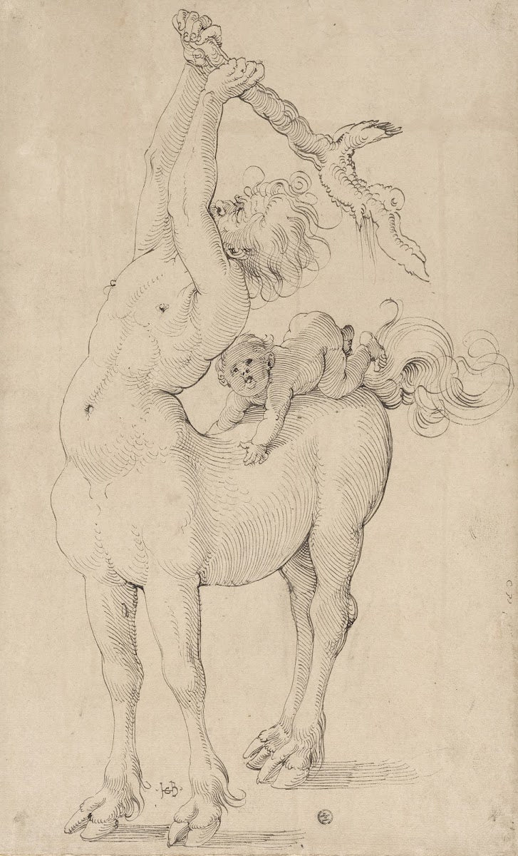 Kentaur und Putto 1513 15