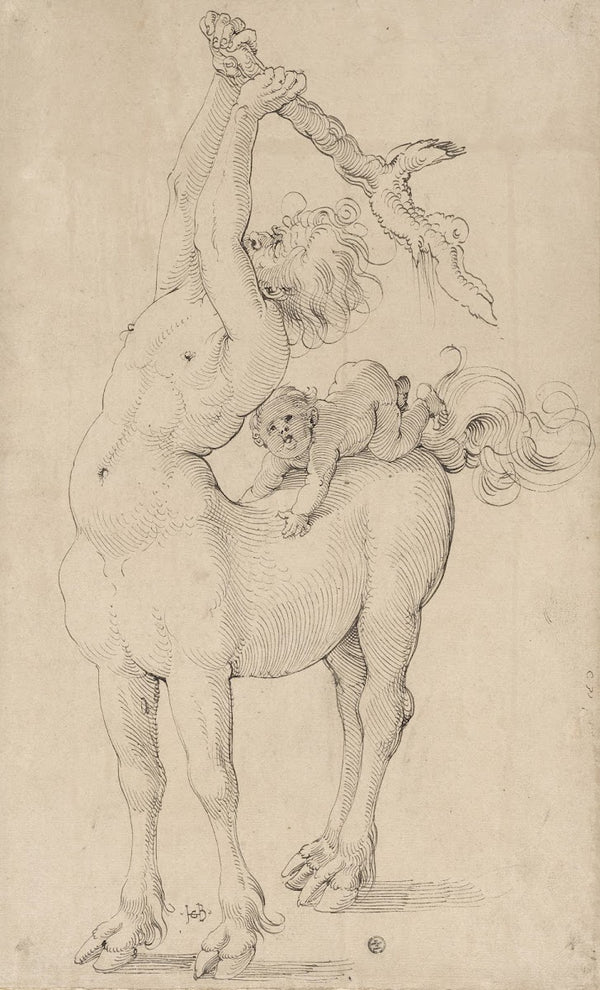 Kentaur und Putto 1513 15