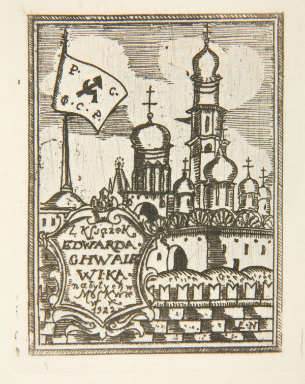 Ekslibris Edwarda Chwalewika 1873 1956 1922