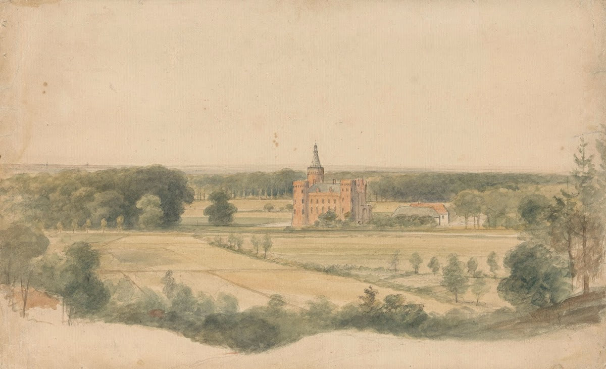 Kasteel Moyland bij Kleef 1827   1897