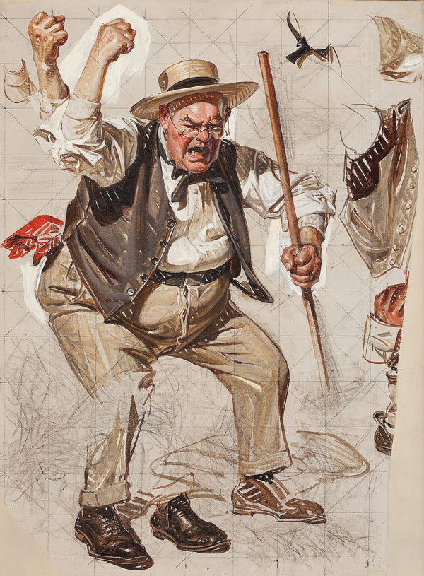 Saturday Evening Post cover study 1923