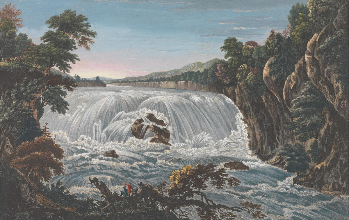 A View of the Great Cohoes on the Mohawk River 1761