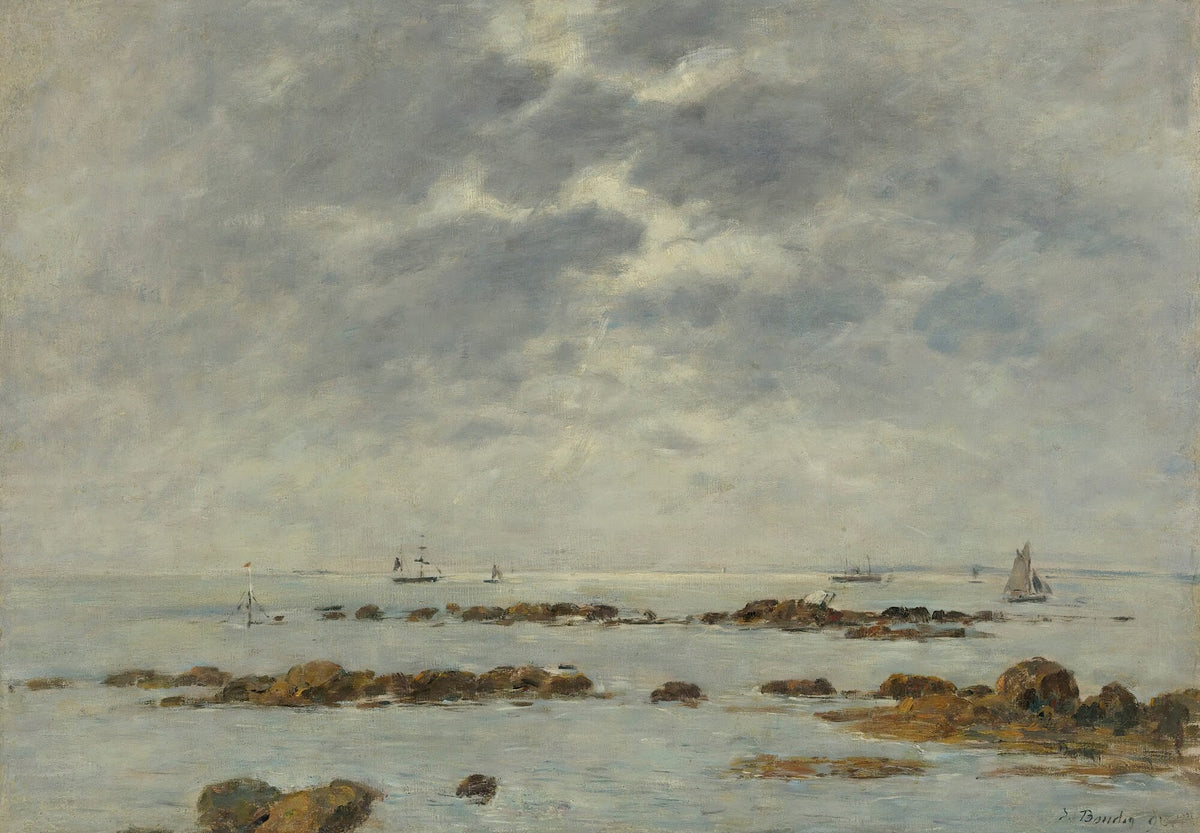 Marine À St Vaast La Hougue Manche 1892