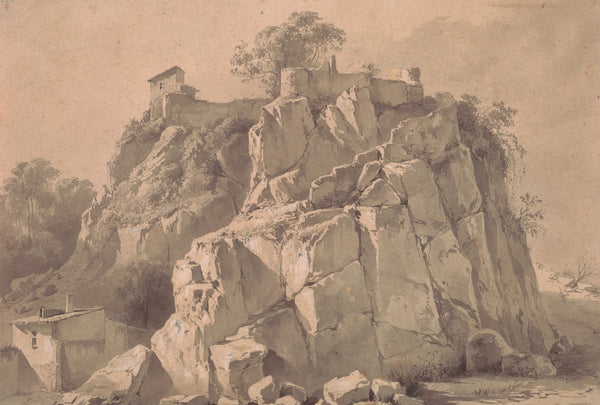 The Rock of Beauregard Lyon 1780 1790
