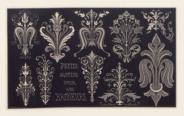 Les petits alphabets du brodeur Pl19 1880