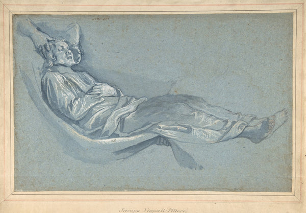 Study for a Male Figure Lowered into a Grave 160713