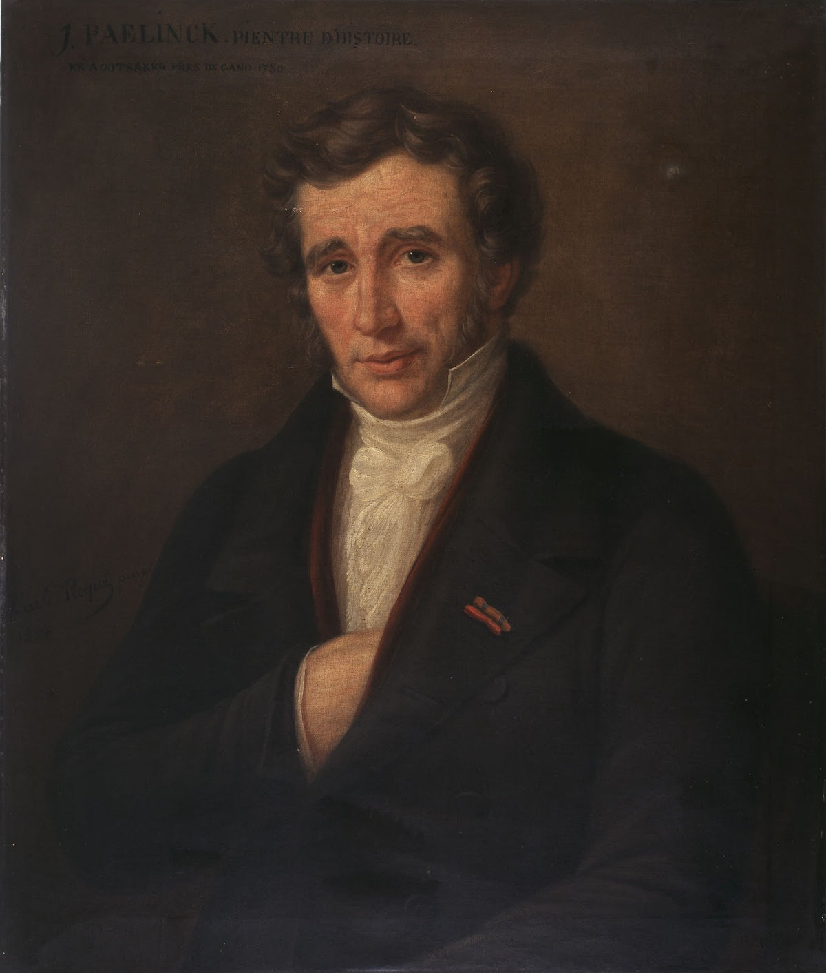 Portrait of the Artist Joseph Paelinck 1834