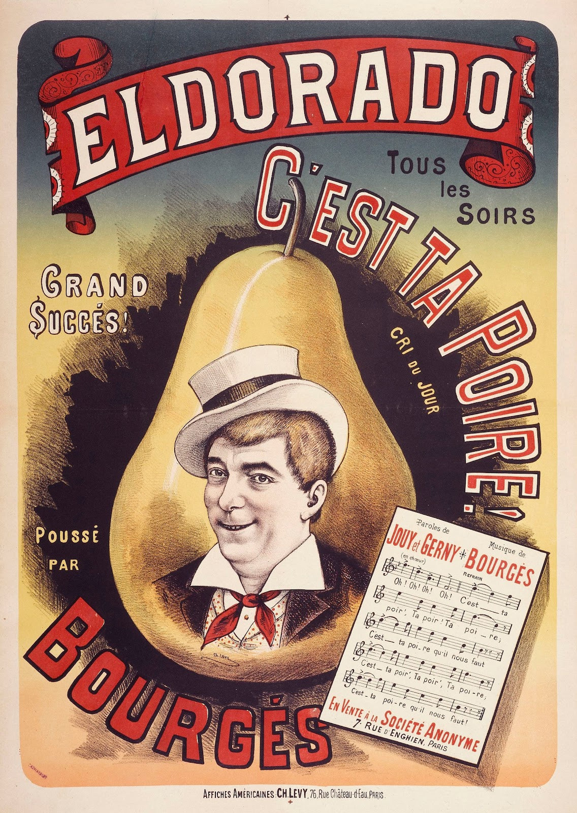 Eldorado Tous Les Soirs Grand Succes Cest Ta Poire Cri Du Jour Pousse Par Bourge