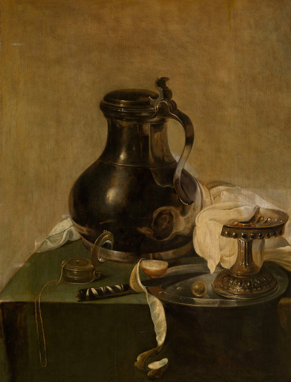Still Life with a Pewter Flagon 1635