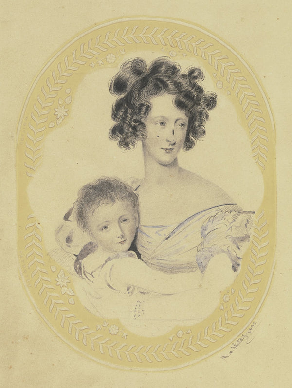 Mother with her boy 1833