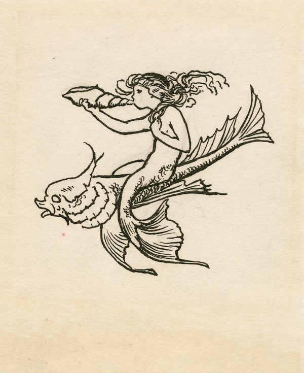 The Tempest Ornamental illustration 1900