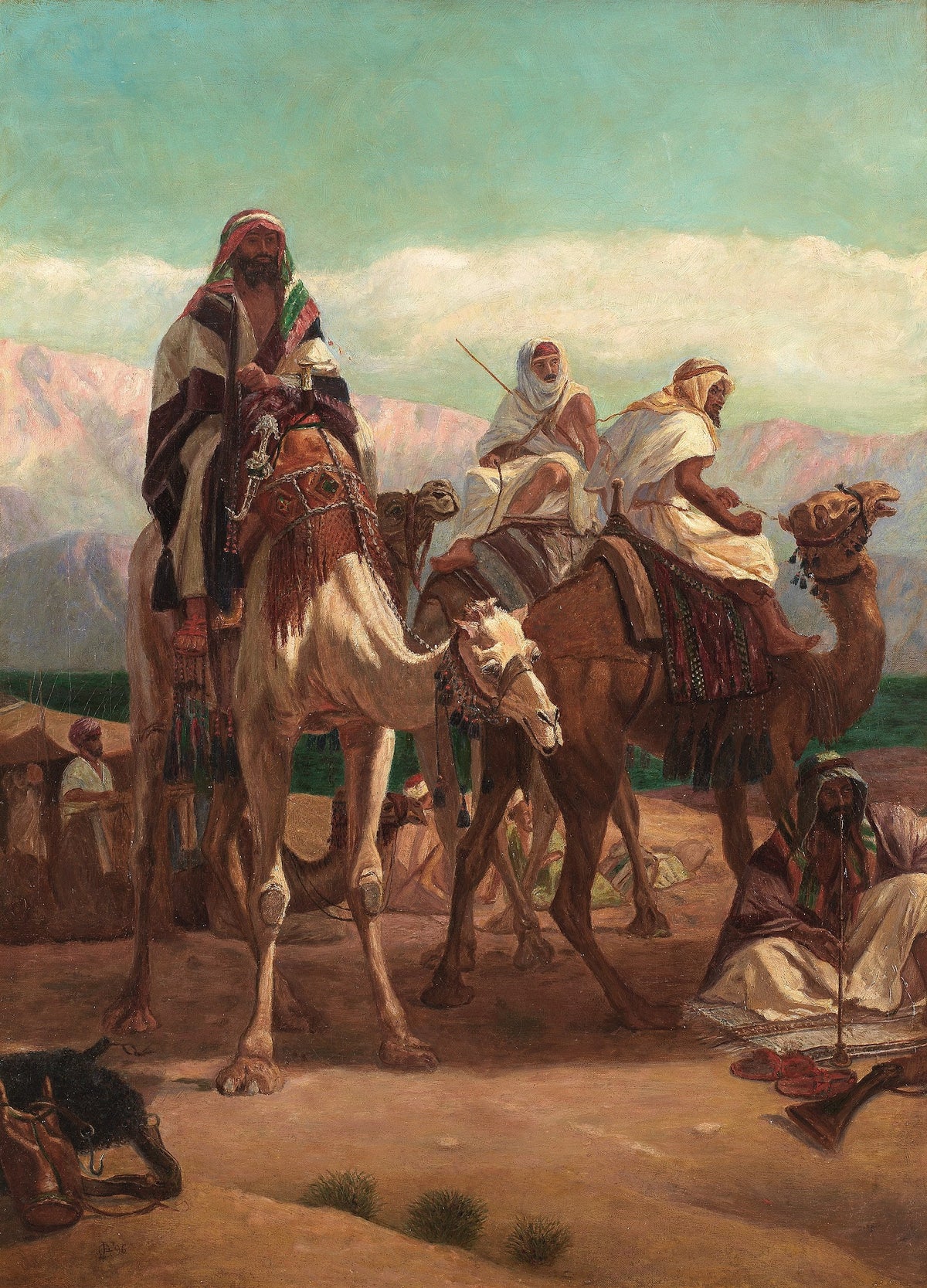 An Arab encampment 1896