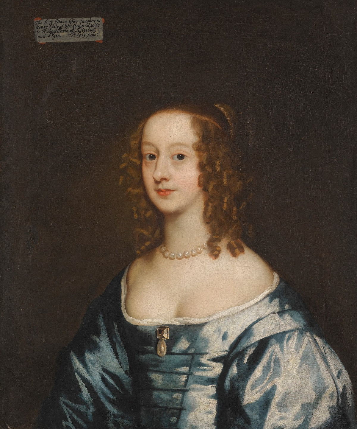 Portrait of Lady Diana Grey Countess of Ailsbury D1689