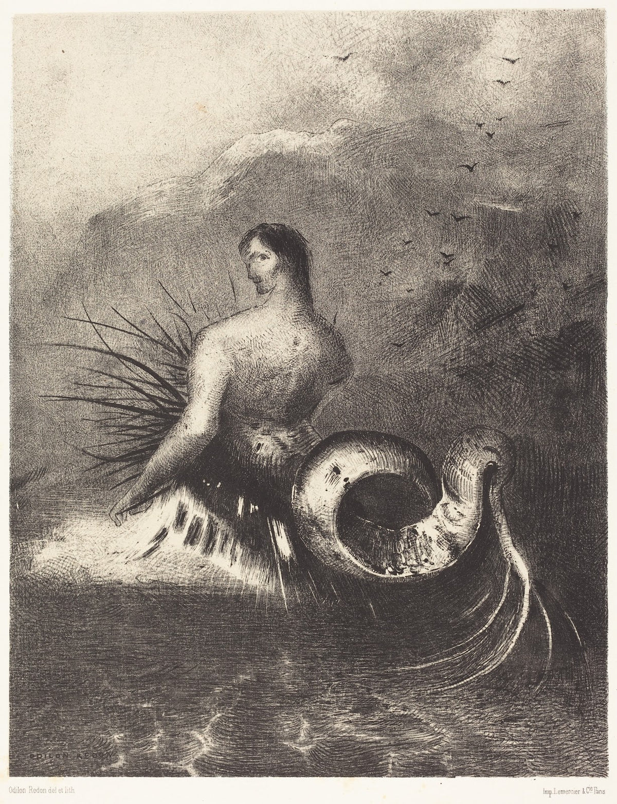 La sirene sortit des flots vetue de dards 1883