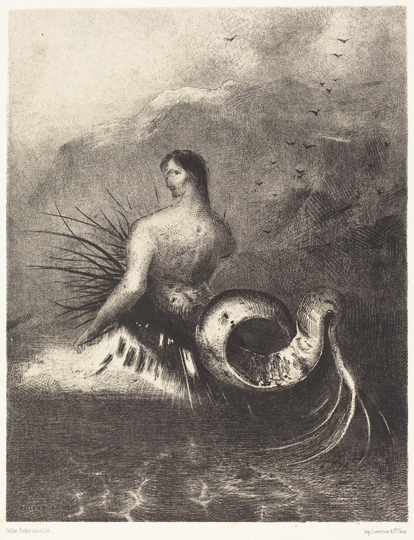 La sirene sortit des flots vetue de dards 1883