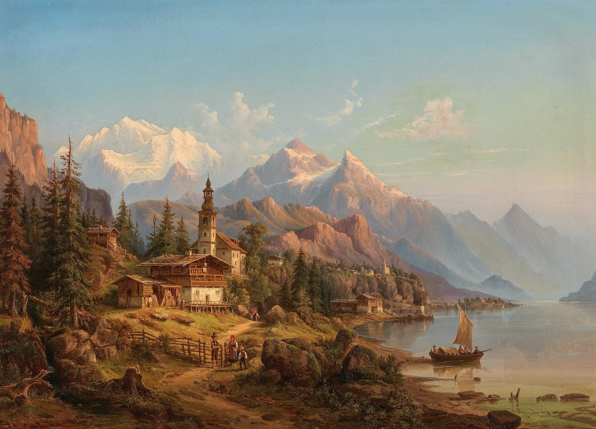 Partie vom Thuner See Switzerland
