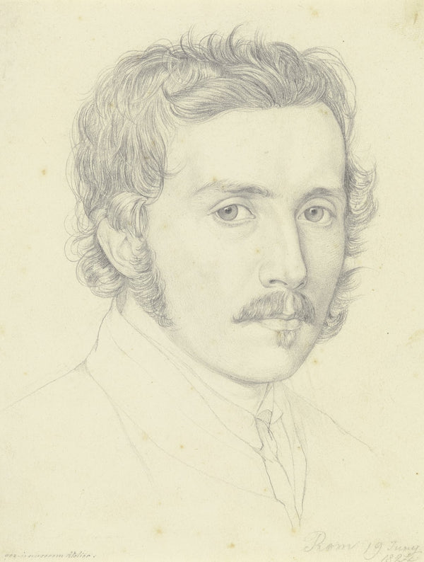 Bildnis des Frankfurter Landschaftsmalers Johannes Thomas 1824