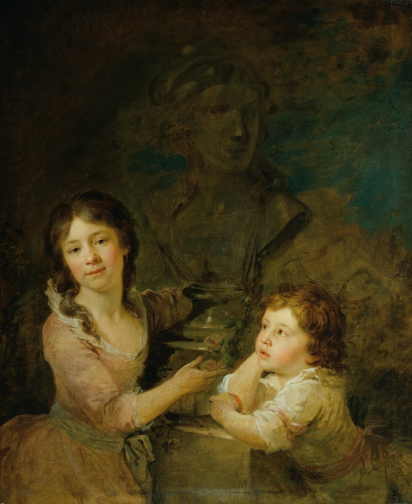 Zwei Kinder aus der Familie der Grafen Thomatis 1788 1789