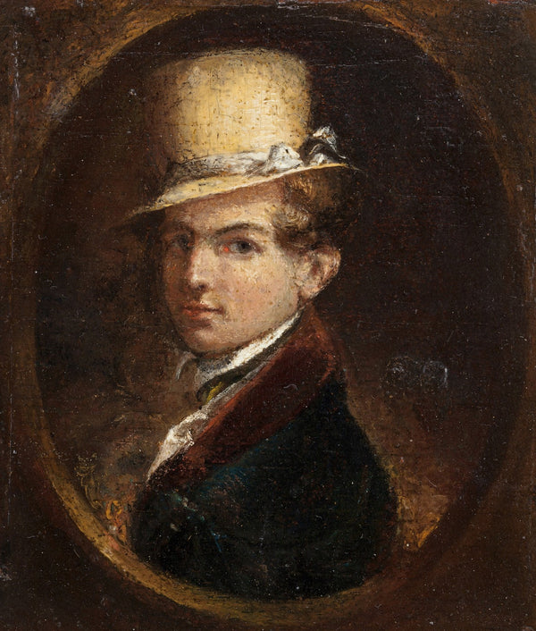 Portrait of a Man in a Top Hat 1840